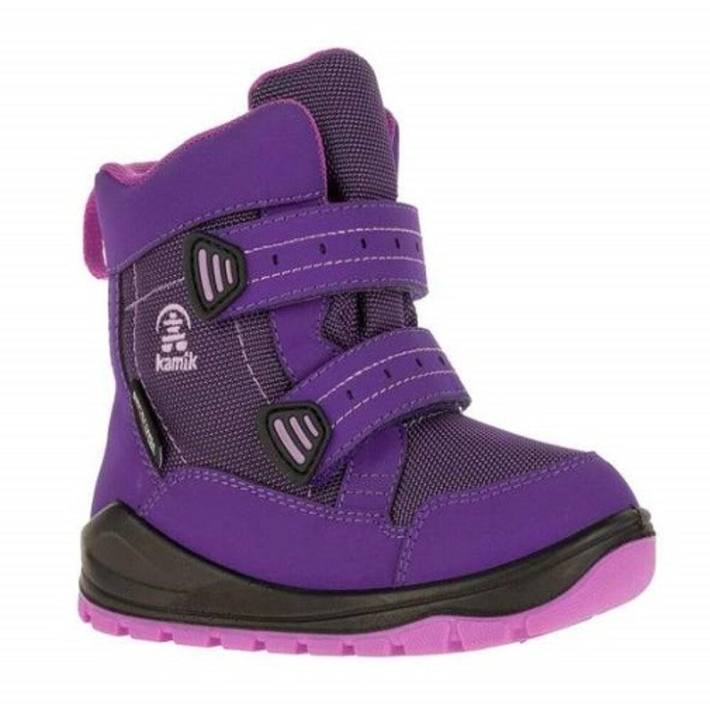 Kamik Girls Youth 3 Purple Andy Insulated Waterproof Winter Snow Boots